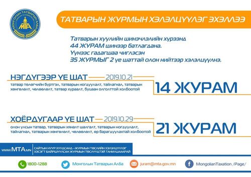 Татварын журмын төслийг олон нийтээр хэлэлцүүлж эхэллээ